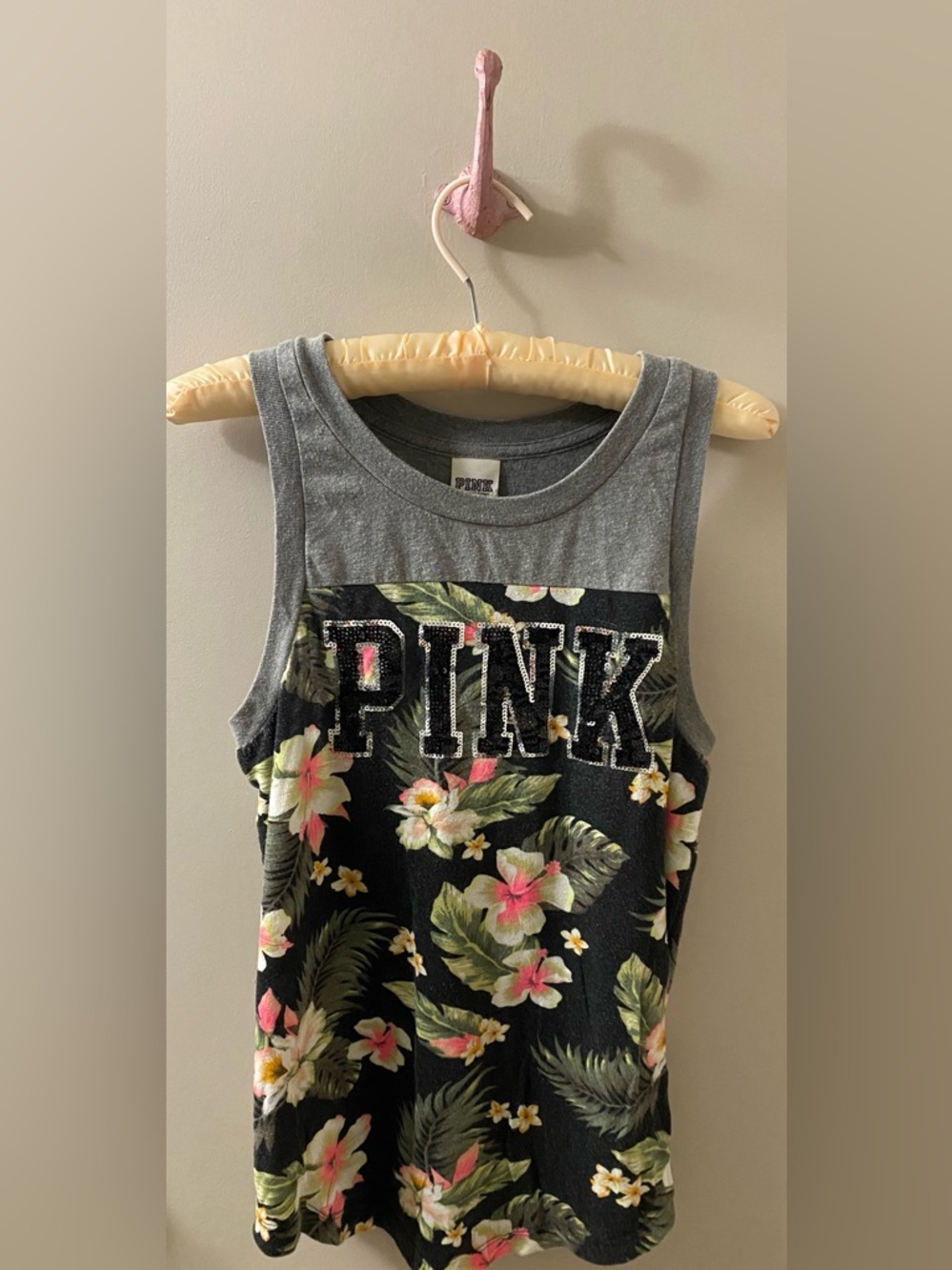 PINK Victoria's Secret Tropical Tank Top